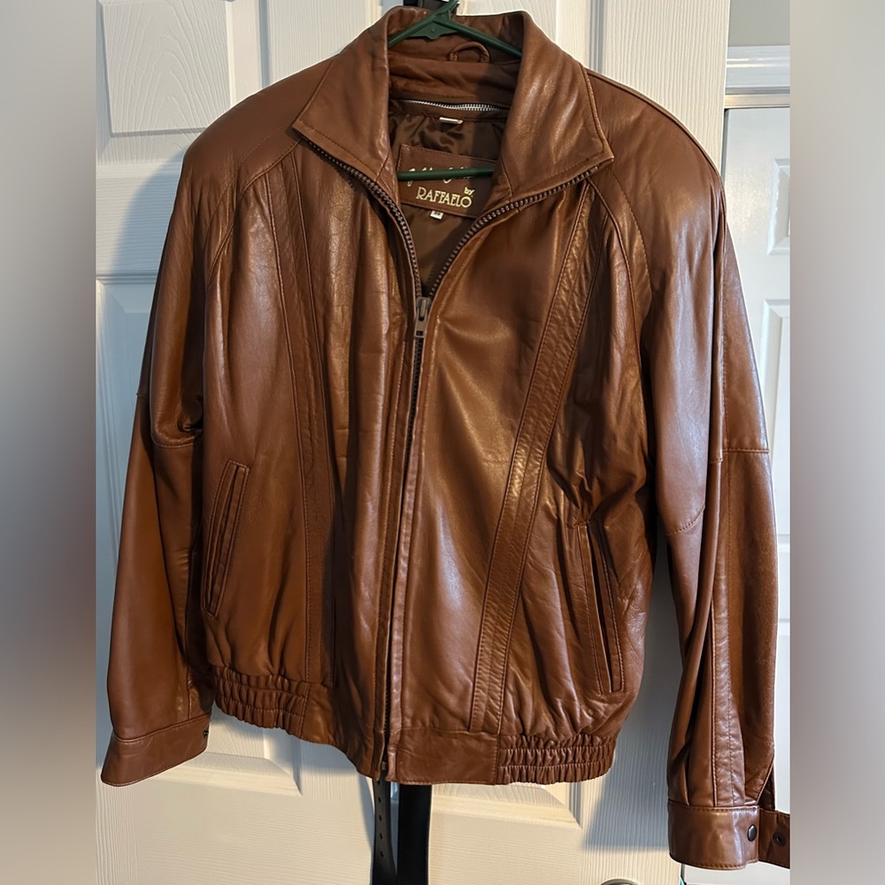 RAFFAELO Golden collection Leather jacket..